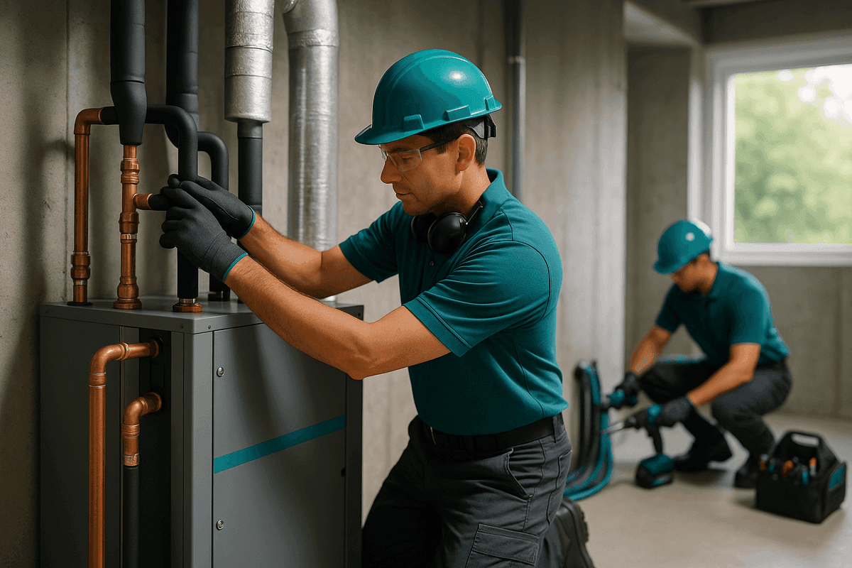 Geothermal service by Mavi HVAC